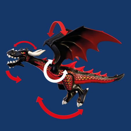 Playmobil Knights Dragón Negro 72114