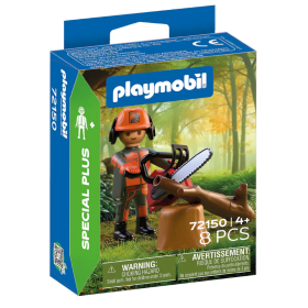Playmobil Special Plus Trabajador Forestal Con Motosierra 72150 De Playmobil 2