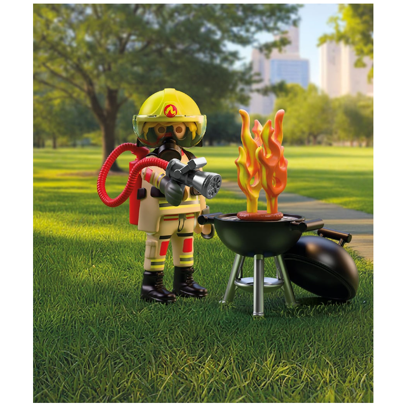 Playmobil Special Plus Trabajador Forestal Con Motosierra 72150