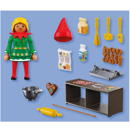 Playmobil Christmas Elfo Navideño Con Galletitas 72152