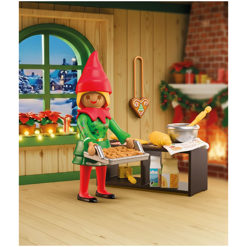 Playmobil Christmas Elfo Navideño Con Galletitas 72152