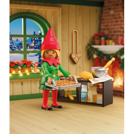 Playmobil Christmas Elfo Navideño Con Galletitas 72152