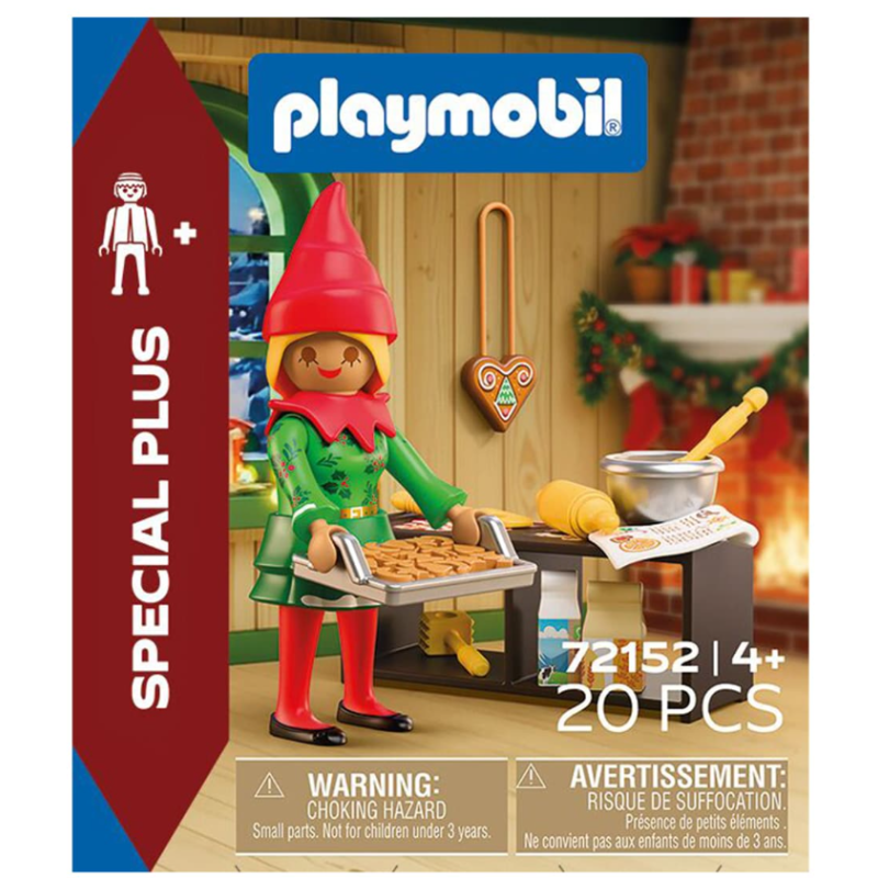 Playmobil Christmas Elfo Navideño Con Galletitas 72152