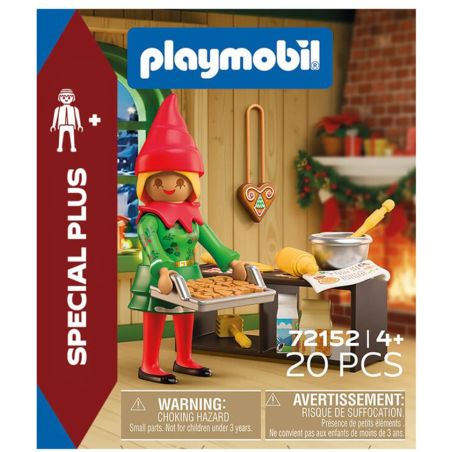Playmobil Christmas Elfo Navideño Con Galletitas 72152