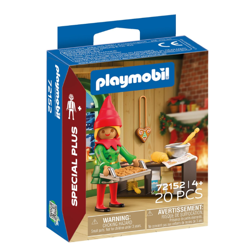 Playmobil Christmas Elfo Navideño Con Galletitas 72152