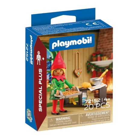 Playmobil Christmas Elfo Navideño Con Galletitas 72152