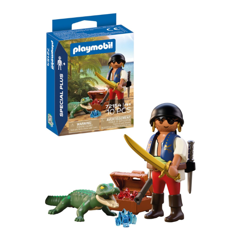 Playmobil Special Plus Pirata Contra Caimán 72154 De Playmobil