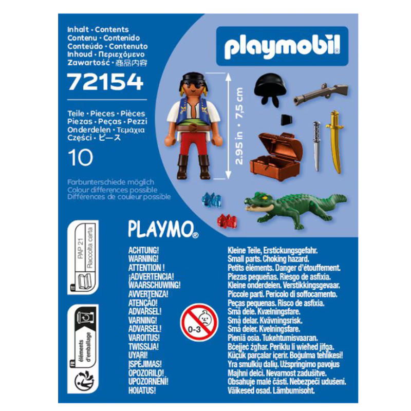 Playmobil Special Plus Pirata Contra Caimán 72154