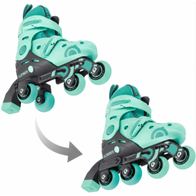Globber Patines en Línea Evolutivos 2 en 1 Talla 30-34 Menta 2