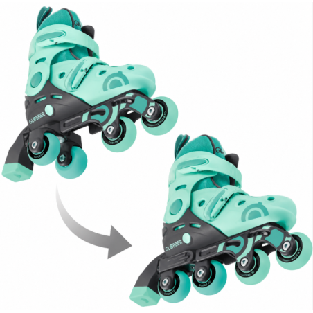 Globber Patines en Línea Evolutivos 2 en 1 Talla 30-34 Menta