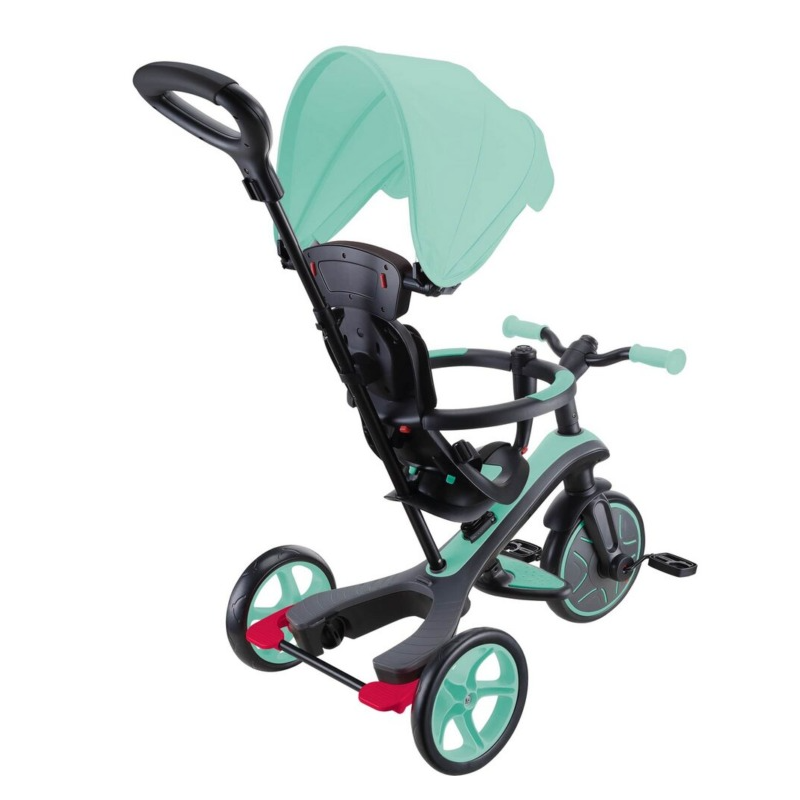 Globber Explorer Trike 4 en 1 Menta - Triciclo Evolutivo