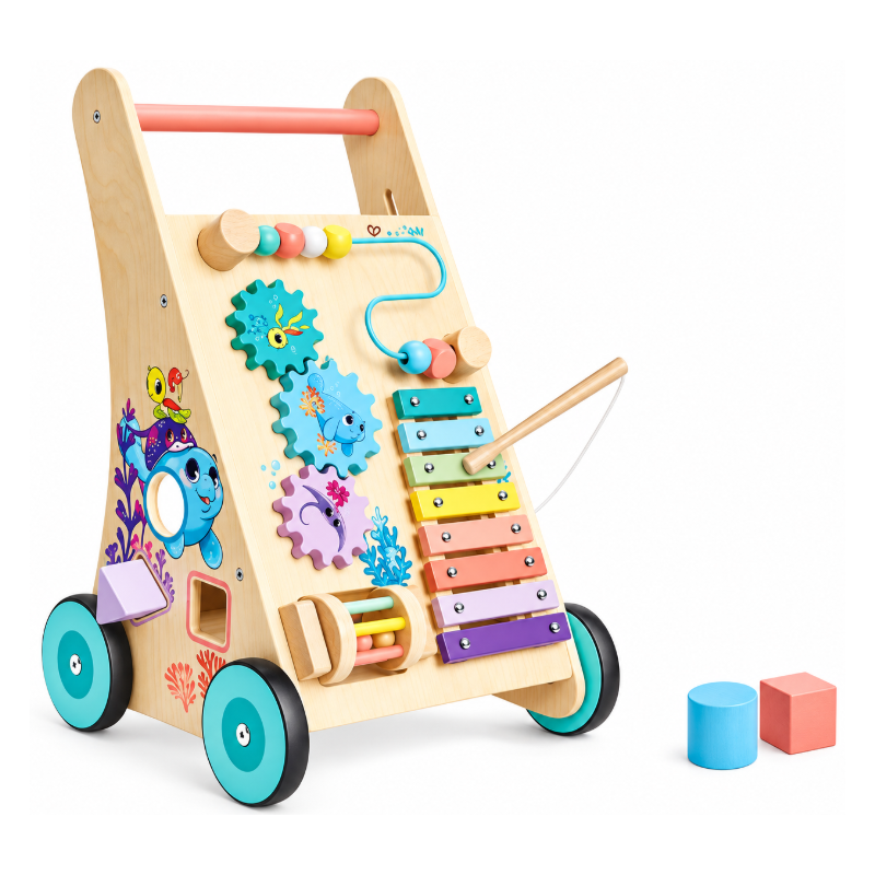 Hape Andador de Madera ITI con Actividades Educativas