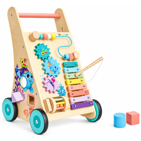 Hape Andador de Madera ITI con Actividades Educativas