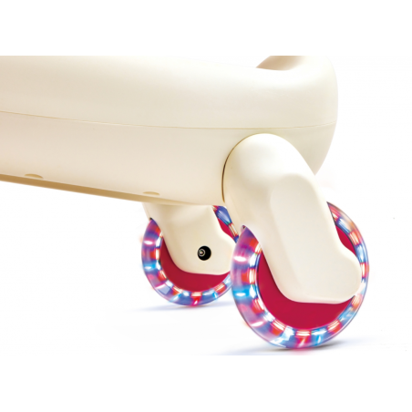 Hape Wiggle & Giggle Car Blanco con Luces LED