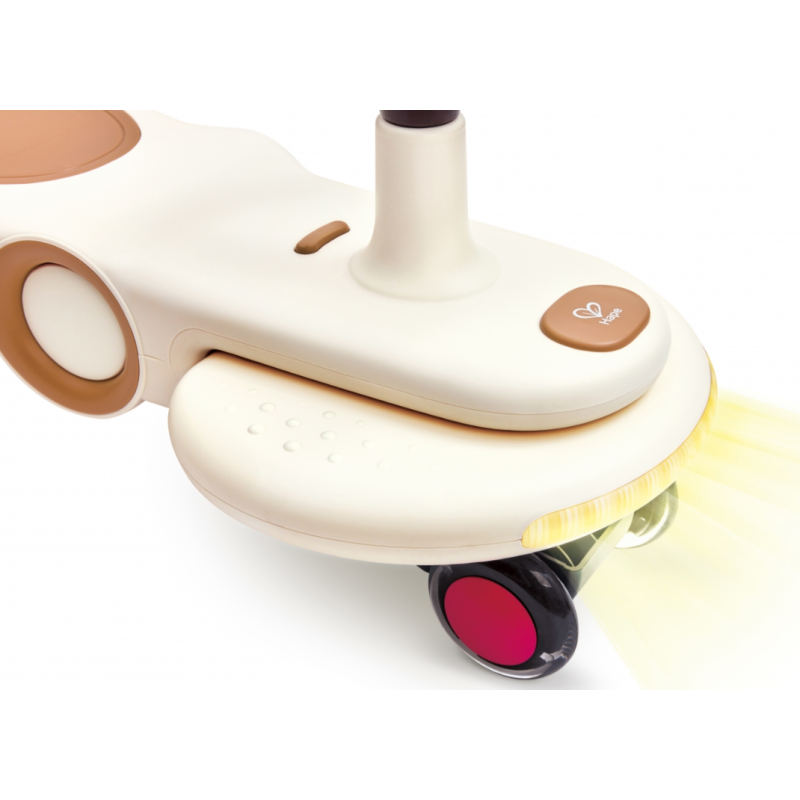 Hape Wiggle & Giggle Car Blanco con Luces LED
