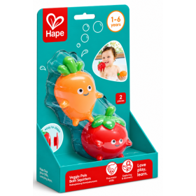 Hape Veggie Pals Bath Splashers – Juguetes de Baño