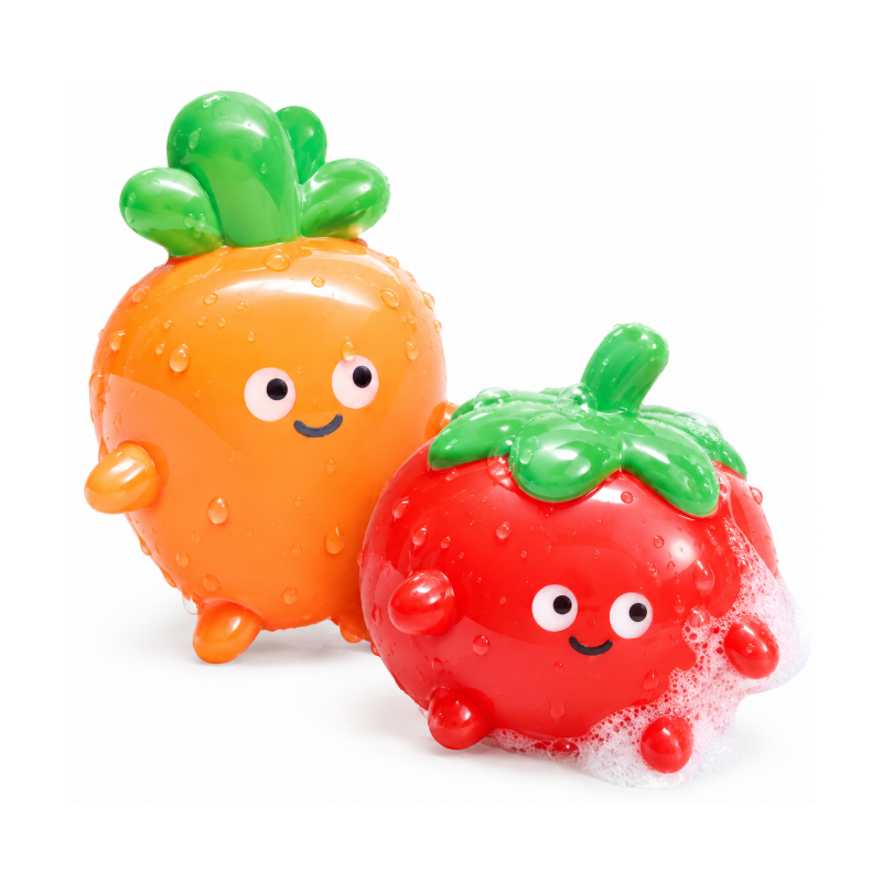 Hape Veggie Pals Bath Splashers – Juguetes de Baño