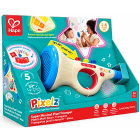 Hape Pixelz Trompeta Musical con Luces y Sonidos