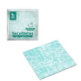 Servilletas Aguamarina 12,5x12,5 cm 50 Uds