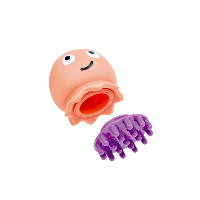 Hape Criaturas Marinas para el Baño con Cepillo y Chorros de Agua