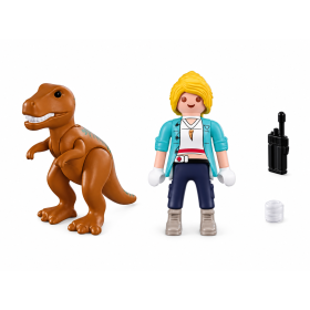 Playmobil Duo Pack T-Rex Con Investigadora 72172 De Playmobil 2
