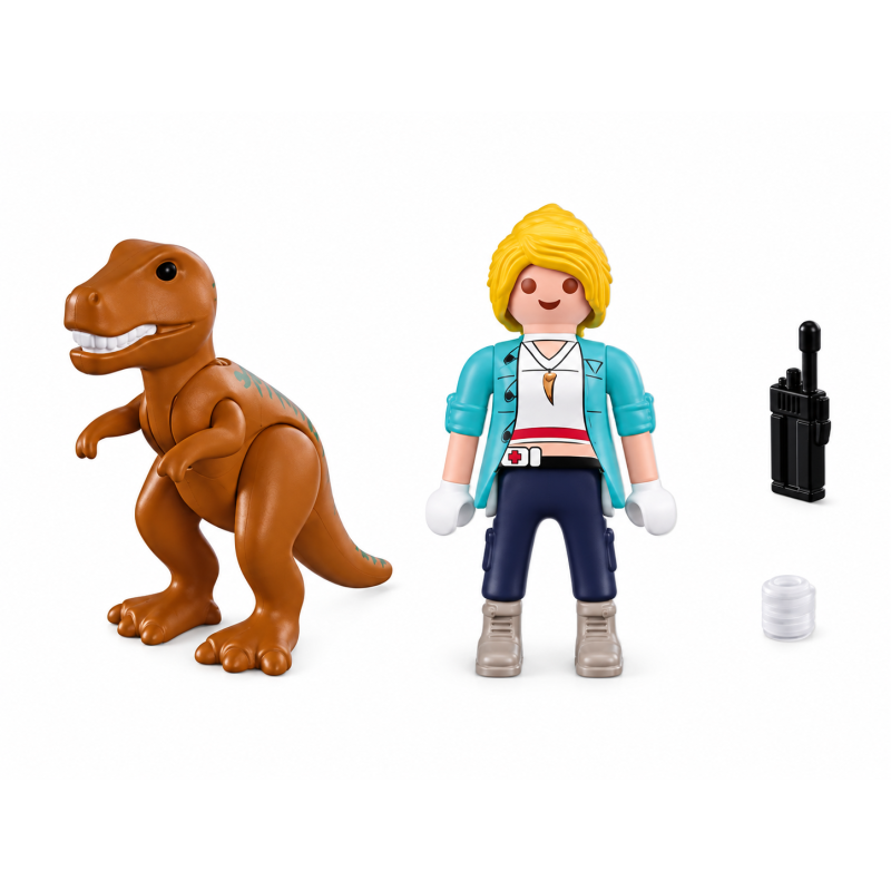 Playmobil Duo Pack T-Rex Con Investigadora 72172