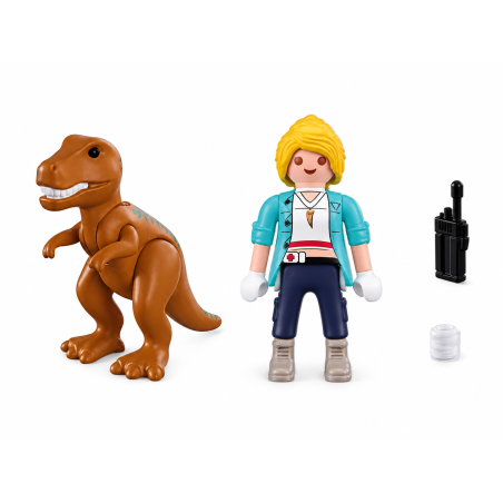Playmobil Duo Pack T-Rex Con Investigadora 72172