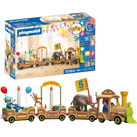 Playmobil Gift-Set Tren De Cumpleaños 72184 De Playmobil