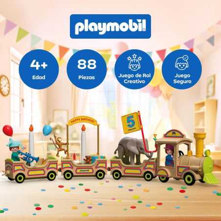 Playmobil Gift-Set Tren De Cumpleaños 72184