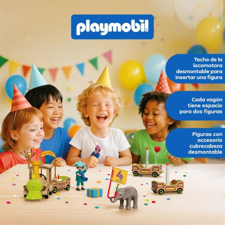 Playmobil Gift-Set Tren De Cumpleaños 72184