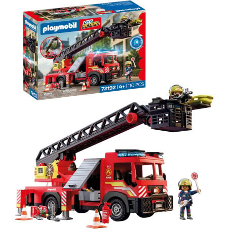 Playmobil City Action Camión De Bomberos Con Escalera 72192 De Playmobil