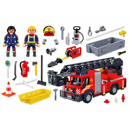 Playmobil City Action Camión De Bomberos Con Escalera 72192