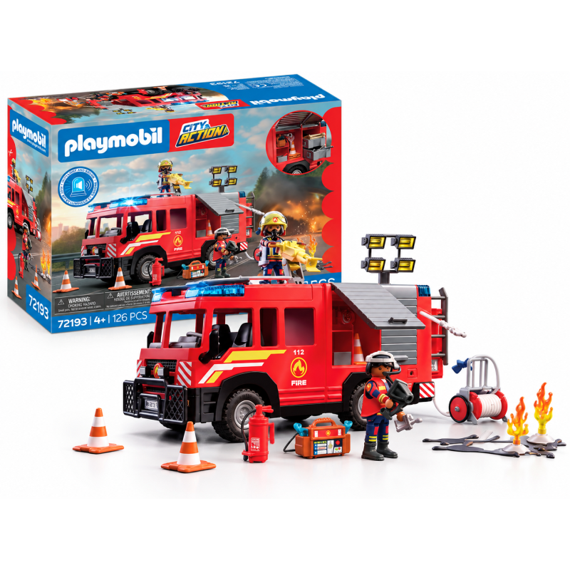 Playmobil City Action Camión De Rescate En Caso De Incendios 72193 De Playmobil