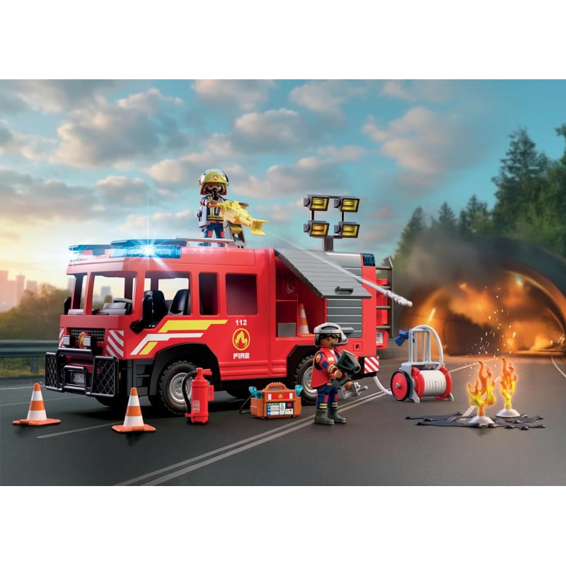Playmobil City Action Camión De Rescate En Caso De Incendios 72193