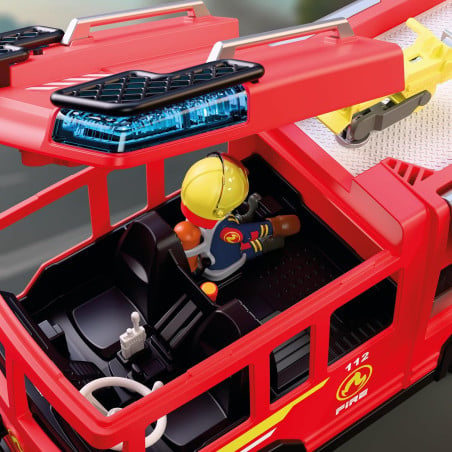 Playmobil City Action Camión De Rescate En Caso De Incendios 72193