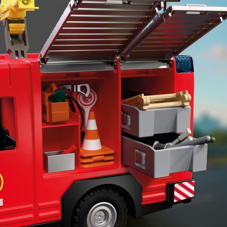 Playmobil City Action Camión De Rescate En Caso De Incendios 72193