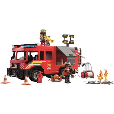 Playmobil City Action Camión De Rescate En Caso De Incendios 72193