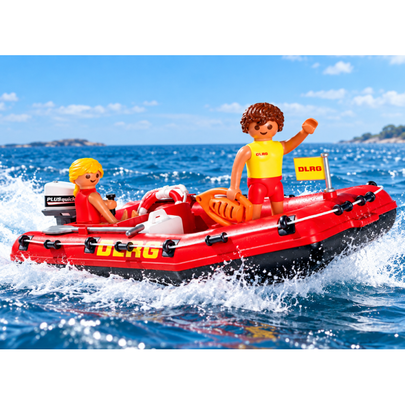 Playmobil My Life Lancha Neumática Salvavidas 72280