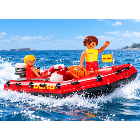 Playmobil My Life Lancha Neumática Salvavidas 72280