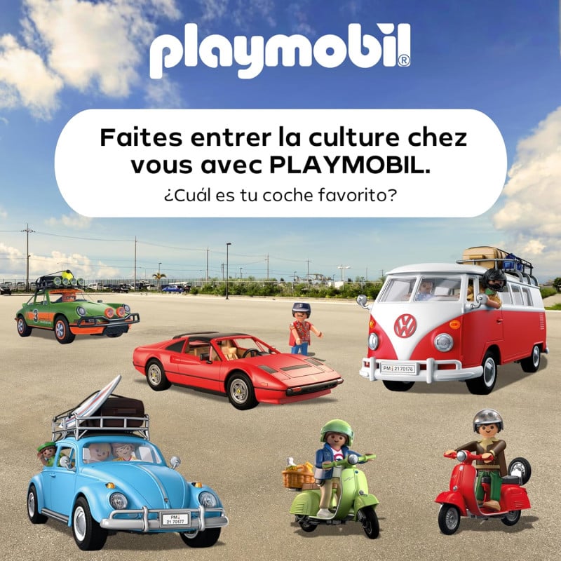Playmobil Collector Cars Vespa 80º Aniversario Estilo Clásico 72283