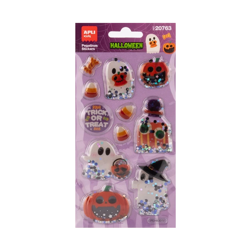 Pegatinas Halloween Glitter Apli