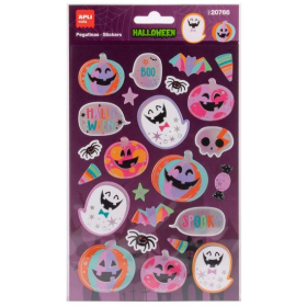 Pegatinas de Calabazas Rosas Halloween APLI Kids
