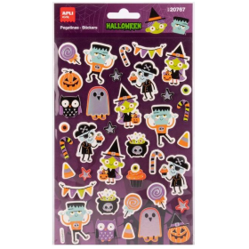 Pegatinas de Halloween Foam con Monstruos APLI Kids