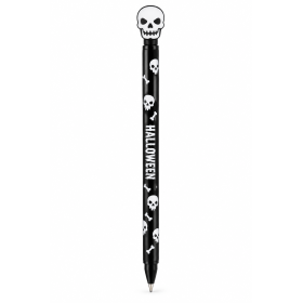 Bolígrafo Halloween Calavera Negra