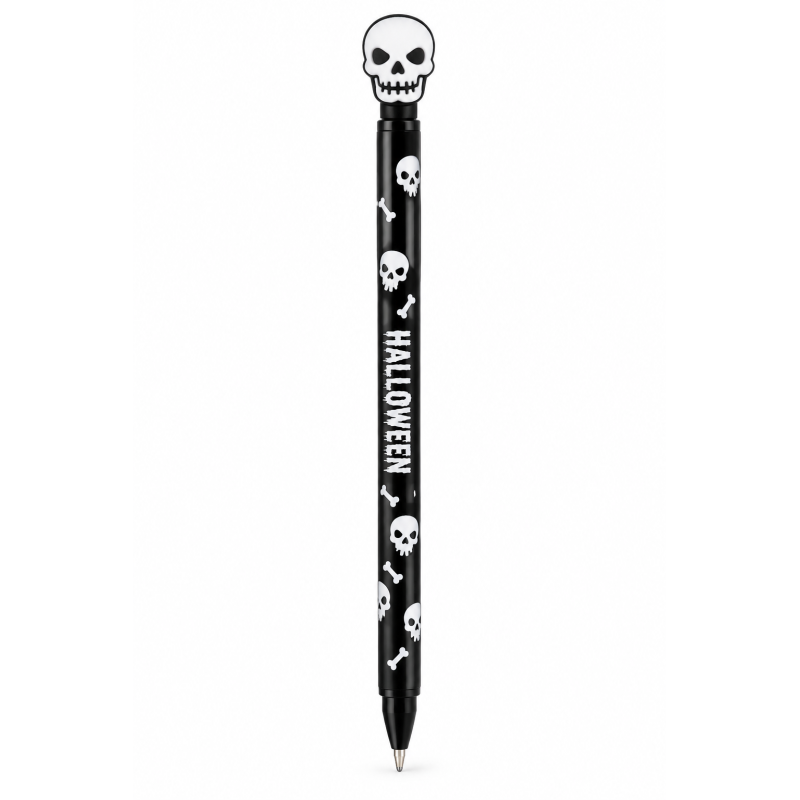Bolígrafo Halloween Calavera Negra