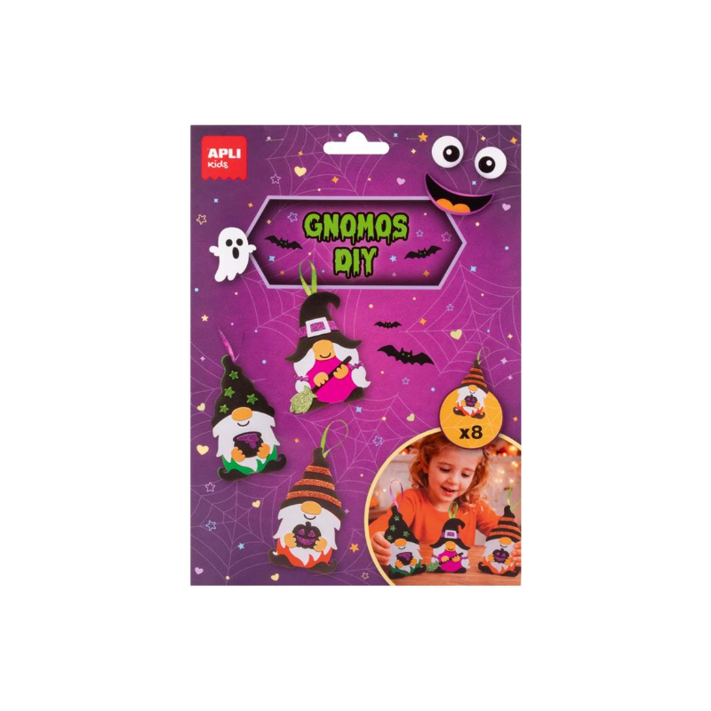 Kit Manualidades Halloween Gnomos APLI Kids