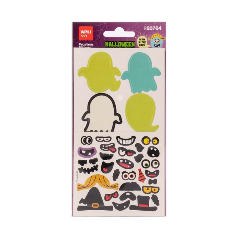 Pegatinas DIY Fantasmas Halloween para Decorar APLI Kids