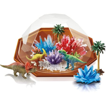 Terrario De Cristales Con Dinosaurios Crystal Growing 4M
