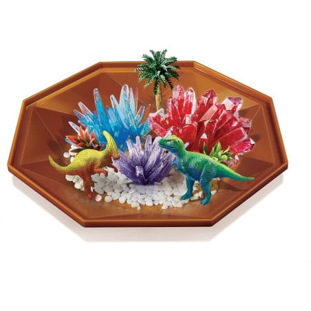 Terrario De Cristales Con Dinosaurios Crystal Growing 4M