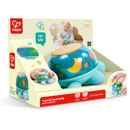 Hape Tortuga De Giro Y Ajuste Musical